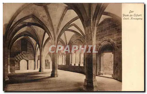 Cartes postales Der Dom Zu Erfurt Oest Kreuzgang