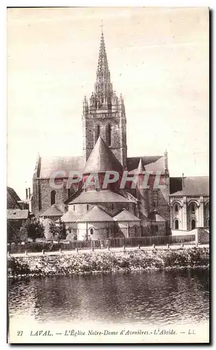 Cartes postales Laval L Eglise Notre Dame d Avenieres L Abside