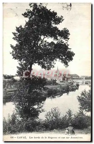 Cartes postales Laval Les Bords de la Mayenne et Vue sur Avesnieres