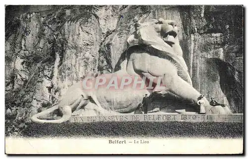 Cartes postales Belfort Le Lion