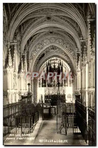 Cartes postales Aix les Bains Abbaye D Hauteconbe Interieur de l eglie Orgue