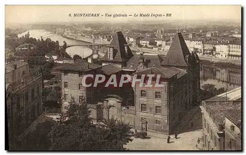 Cartes postales Montauban Vue Generale Le Musee Ingres