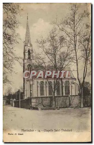 Cartes postales Montauban Chapelle Saint Theodard