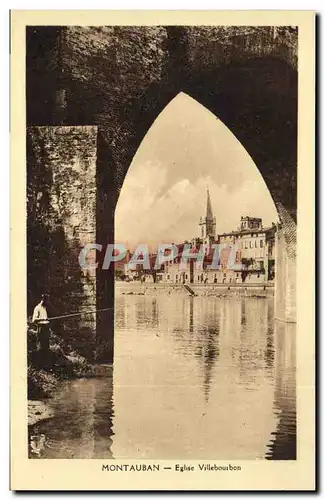 Cartes postales Montauban Eglise Villebourbon Pecheur Peche