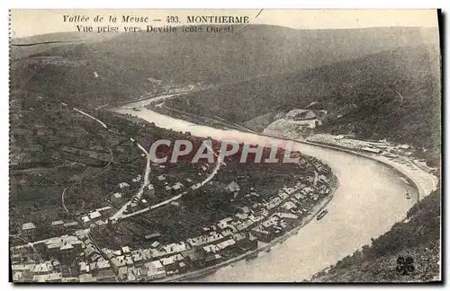 Cartes postales Montherme Vue Prise Vers Deville