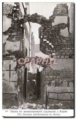 Cartes postales Reims Dans ses Annees de Bombardements Militaria