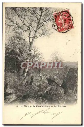 Cartes postales Chateau de Chamarande Les Rochers