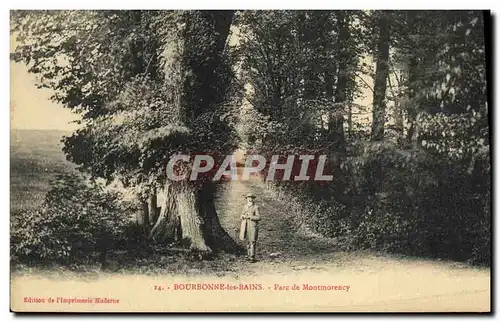 Cartes postales Bourbonne Les Bains Parc de Montmorency