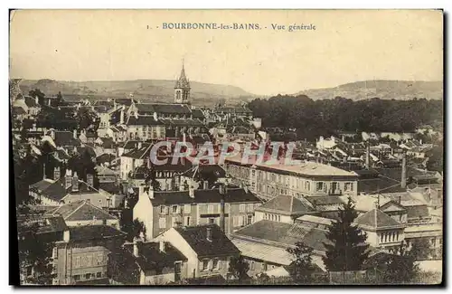 Cartes postales Bourbonne Les Bains Vue Generale