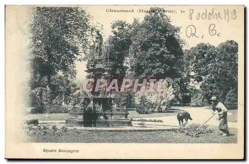 Cartes postales Chaumont La Square Boulingrin Jardinier