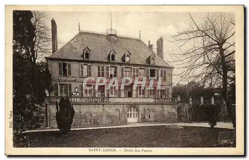 Cartes postales Saint Dizier Hotel des Postes