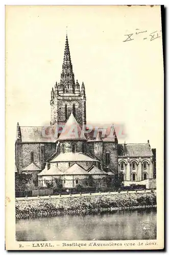 Cartes postales Laval Basilique d Avesnieres