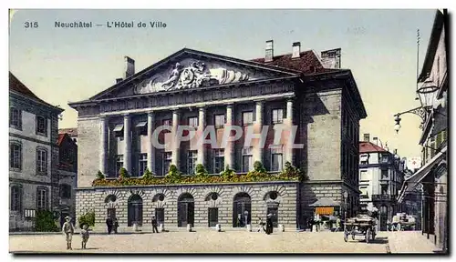 Cartes postales moderne Neuchatel L Hotel de Ville