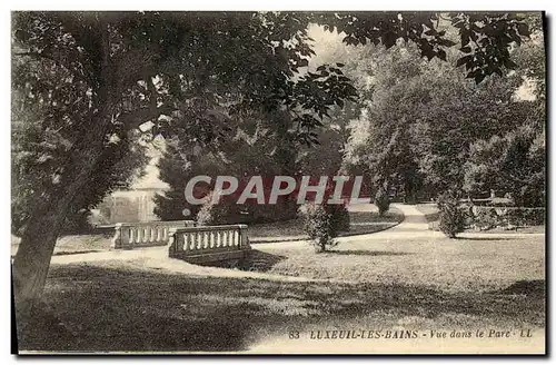 Cartes postales Luxeuil Les Bains Vue Dans le Parc