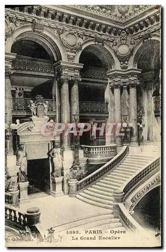 Cartes postales Paris Opera Le Grand Escalier