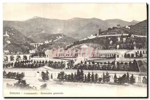 Cartes postales Geneva Composanto Ponorama Generale