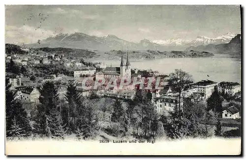 Cartes postales Luzern Und der Rigi