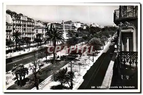 Cartes postales Lisboa Avenida da Liberdade