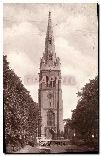 Cartes postales kettering Parish Church