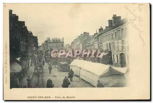 Cartes postales Isgny Sur Mer Place du Marche TOP