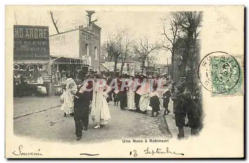 Cartes postales Une Noce a Robinson Mariage