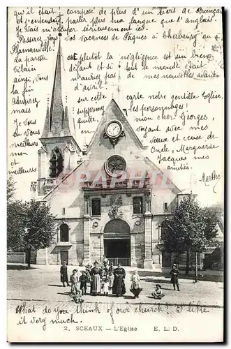 Cartes postales Sceaux L Eglise