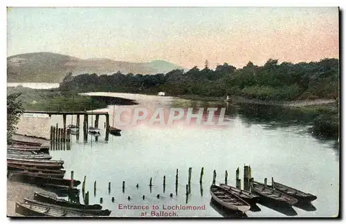 Cartes postales Entrance to Lochlomond at Balloch