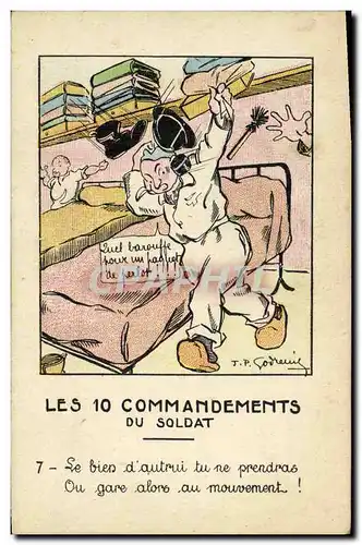 Cartes postales Les 10 commandants du soldat Militaria