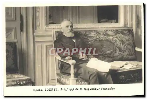 Cartes postales Loubet President de la Republique