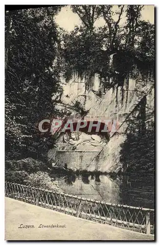 Cartes postales Suisse Luzern LowendenkmalLion