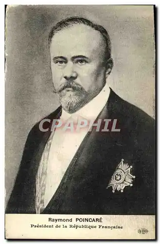 Cartes postales President de la Republique Raymond Poincare