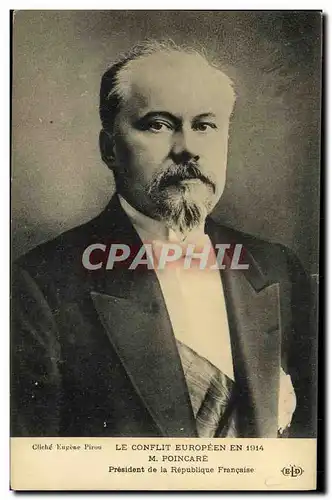 Cartes postales President de la Republique Raymond Poincare