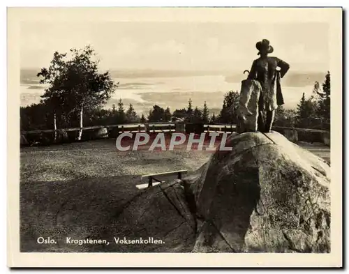 Cartes postales moderne Oslo Kragstenen Voksenkollen