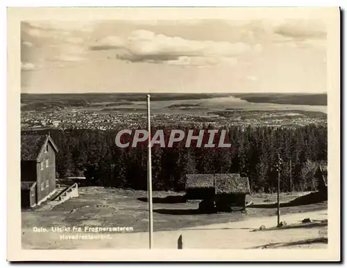 Cartes postales moderne Oslo Utsikt Fra