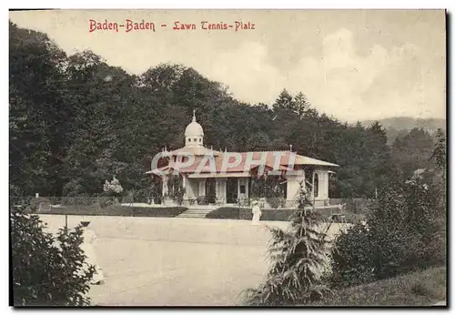 Cartes postales Baden Baden Lawn Tennis Plaiz