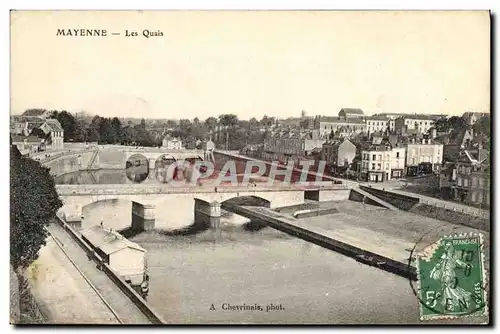 Cartes postales Mayenne Les quais