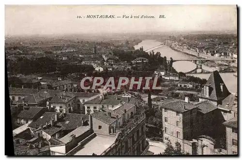 Cartes postales Montauban Vue a Vol d&#39Oiseau