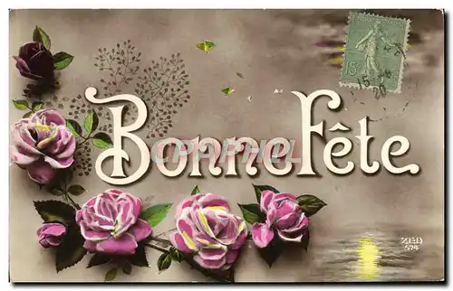 Cartes postales Fantaisie Bonne fete