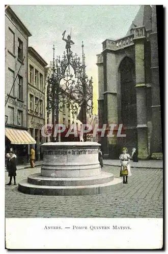 Cartes postales Anvers Pompe Quinten Matsys