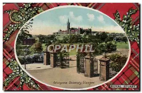 Cartes postales Kelvingrove University Glasgow Royal Stuart