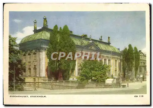 Cartes postales Riddarhuset Stockholm