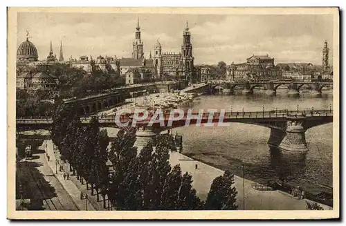 Cartes postales Dresden Elbansicht