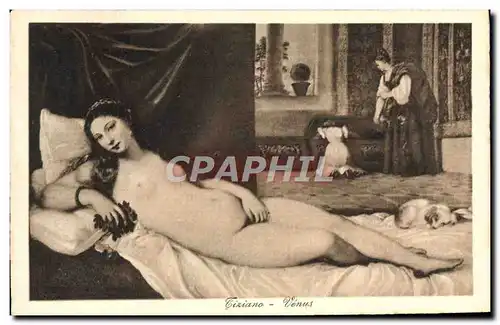 Cartes postales Tiziano Venus Erotique