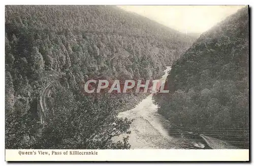 Cartes postales Pass of Killiecrankie Queen&#39s view
