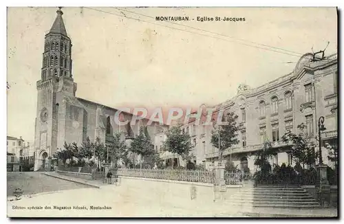 Cartes postales Montauban Eglise St Jacques