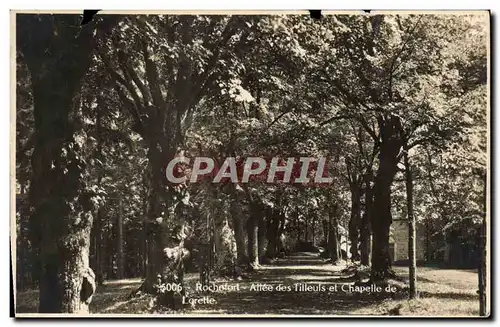 Cartes postales Rochefort Allee des Tilleuls et Chapelle de Lorette