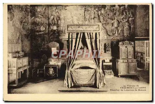 Cartes postales Chaumont Le Chateau Chambre de Catherine de Medicis