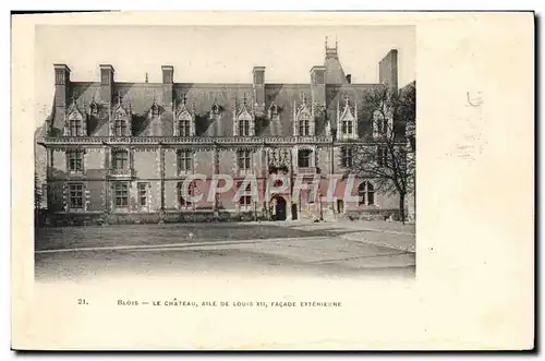 Ansichtskarte AK Blois Le Chateau Aile De Louis XII Facade exterieure