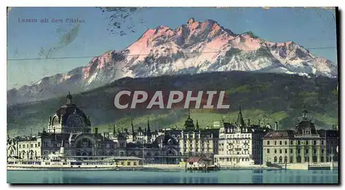 Cartes postales Luzern Mit Pilatus