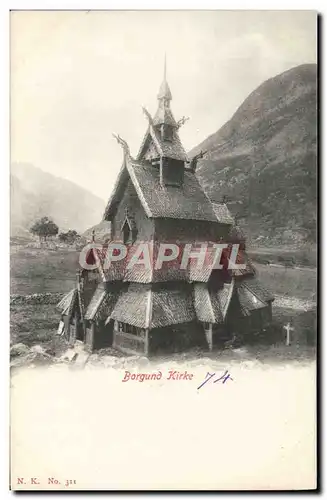 Cartes postales Borgund Kirke